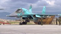 Inside Russian airbase launching Syria strikes - BBC News (720p Full HD)