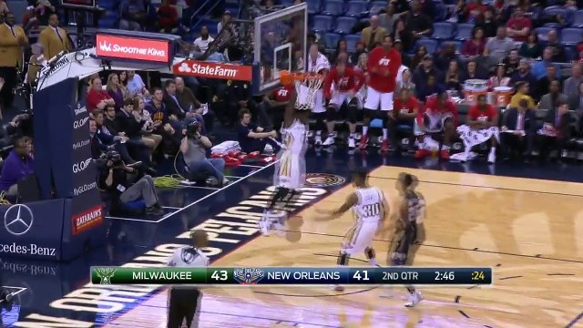Milwaukee Bucks - New Orleans Pelicans Highlights 23 January 16