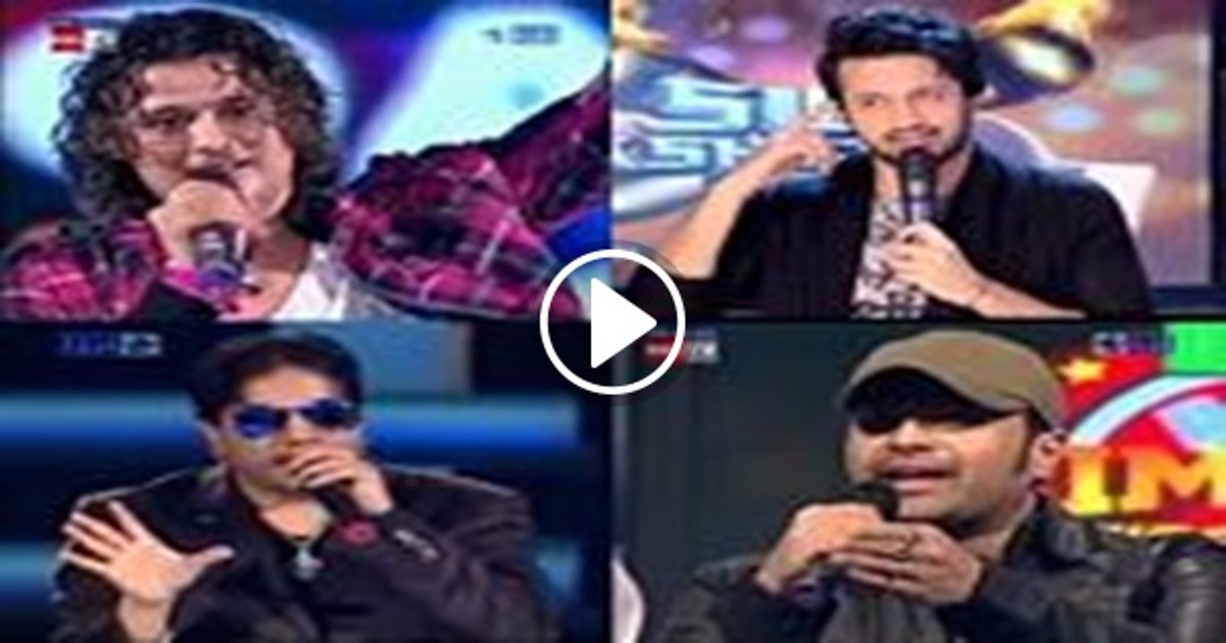 Indian Singer Showing his Jealously Against Atif Aslam in Live Show