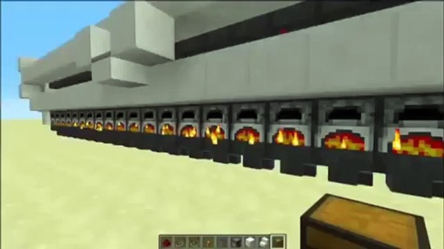 Minecraft 1.8 Tutorial: Simple synchronous smelter/industrial furnace with fuel supply sys