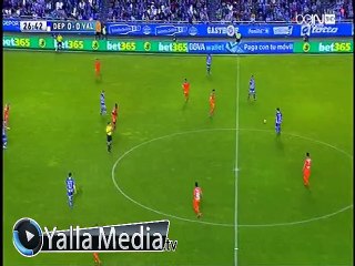 اهداف مباراة ( ديبورتيفو لاكورونا 1-1 فالنسيا ) الدورى الاسبانى