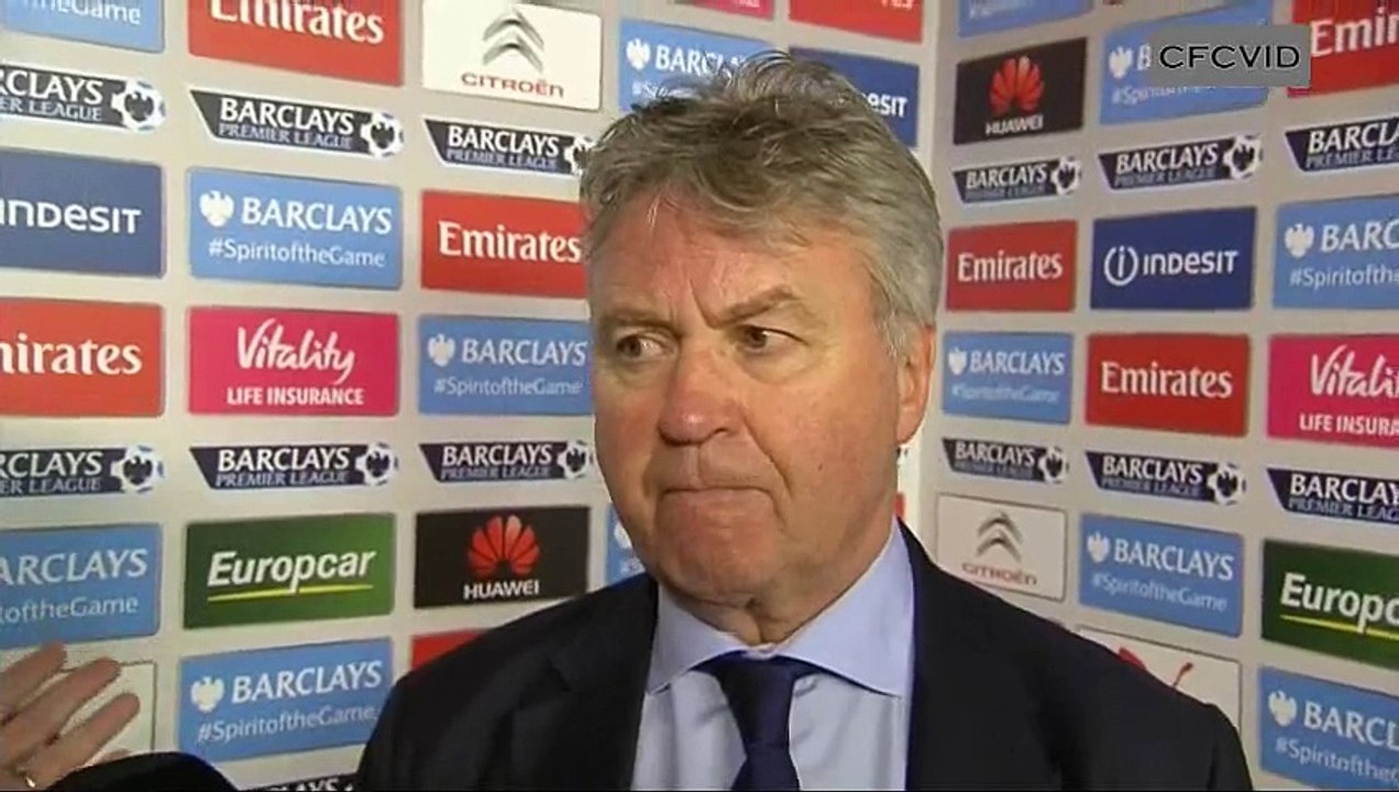 Guus Hiddink post match interview
