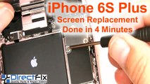 iPhone 6s Plus Screen Replacement in 4 minutes