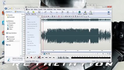 Diminuindo o tamanho de uma musica - Tutorial (Wavepad)