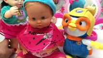 Baby Dol Nenuc Hai Styl Poror Hai Cut 콩순이 와 뽀로로 똘똘이 미용실 장난감 놀이