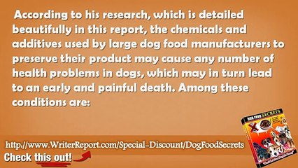 Dog Food Secrets Review - Dog Food Conspiracy New Secrets