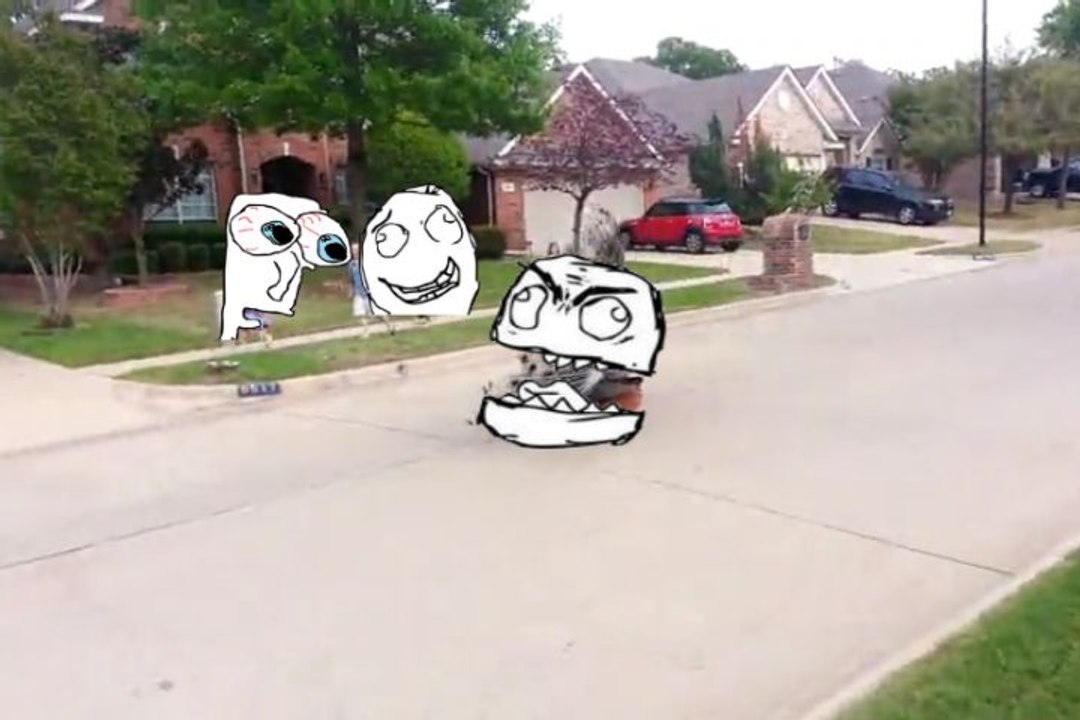 Peacock on teh streetz