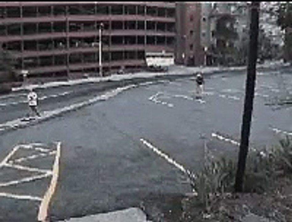 Skateboarder Meets Fire Hydrant