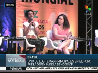 Brasil: clausuran en Porto Alegre el Foro Social Mundial