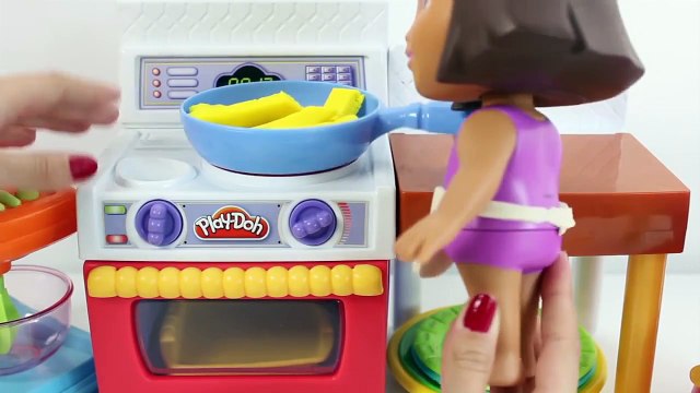 Dora Th Explore Play Doug Kitchen Set Play Do Cooking Play Set Kitchen Applianc Set Toy Food