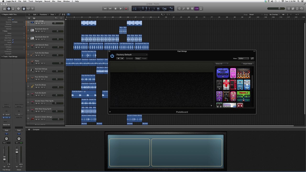 Tru Tape Delay Pedal Board In Logic Pro (32:35)