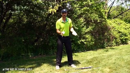 Simple Golf Swing Techniqe Practice At Home - Natural Throwing Action