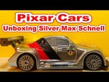 Pixar Cars Unboxing Silver Edition Max Schnell WGP Race Car by Top YouTube Channel for Kids PCTFF