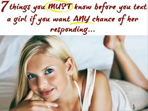 Text That Girl - How to Start a Text Conversation with a Girl