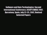 [PDF Download] Software and Data Technologies: Second International Conference ICSOFT/ENASE