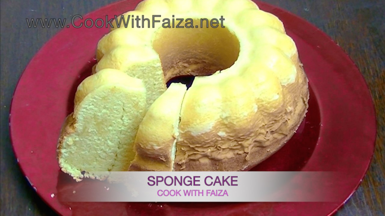 SPONGE CAKE - COOK WITH FAIZA
