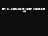 (PDF Download) Etty: The Letters and Diaries of Etty Hillesum 1941-1943 Download