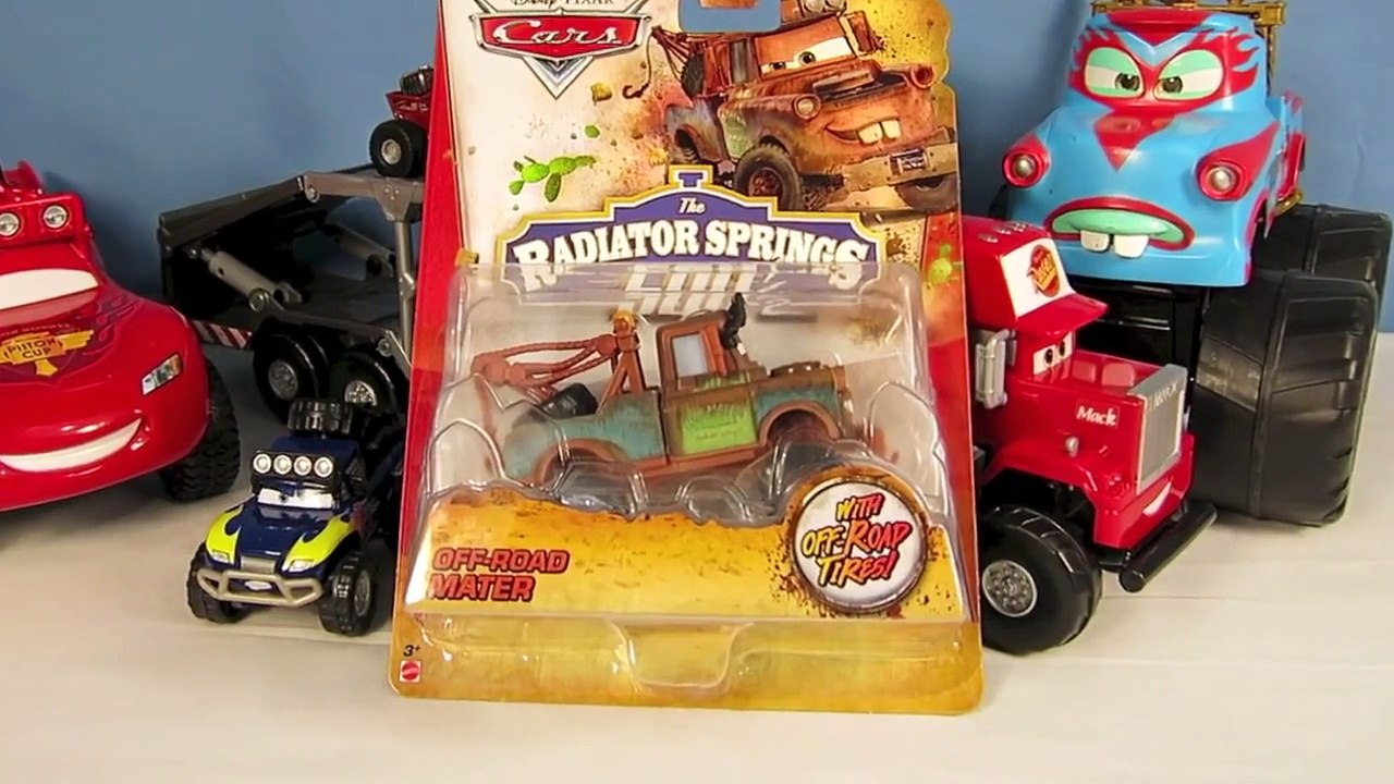 RADIATOR SPRINGS 500 OFF ROAD MATER MONSTER TRUCK FUERA DE LA CARRETERA