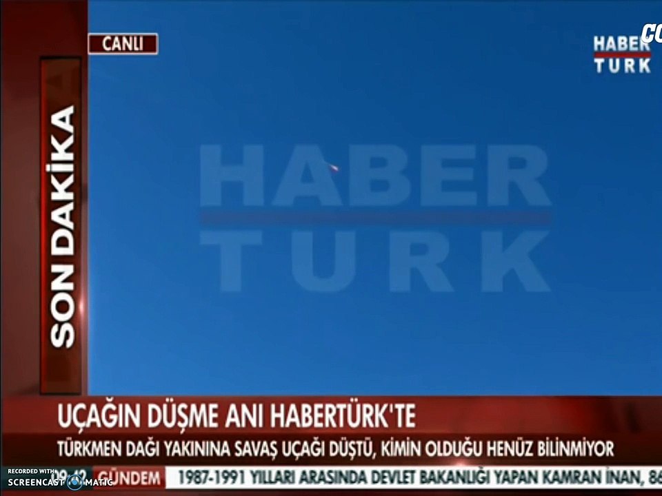 Turkey Shoots Down Russian Jet SU-24 on Syrian Border