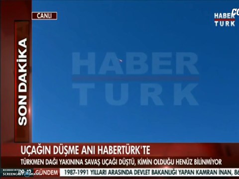 Turkey Shoots Down Russian Jet SU-24 on Syrian Border