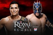 Royal Rumble 2016 - Alberto Del Rio Vs Kalisto - United States Championship Match