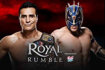 Royal Rumble 2016 - Alberto Del Rio Vs Kalisto - United States Championship Match