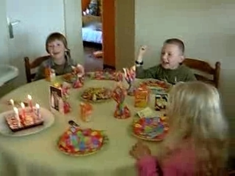 Anniversaire de ma puce avec ses amis