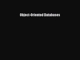 [PDF Download] Object-Oriented Databases [PDF] Online