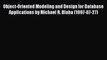 [PDF Download] Object-Oriented Modeling and Design for Database Applications by Michael R.