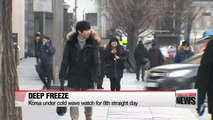 Severe cold wave grips Korea, Asia and eastern United States