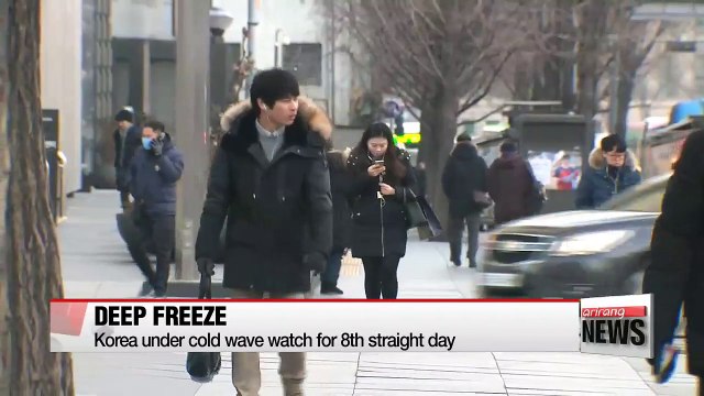 Severe cold wave grips Korea, Asia and eastern United States
