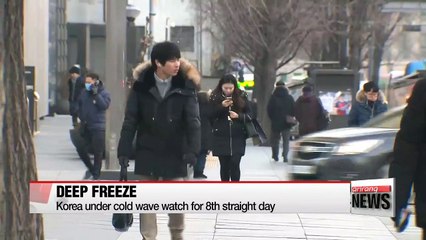 Severe cold wave grips Korea, Asia and eastern United States