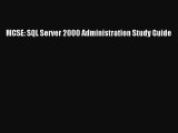 [PDF Download] MCSE: SQL Server 2000 Administration Study Guide [Read] Full Ebook