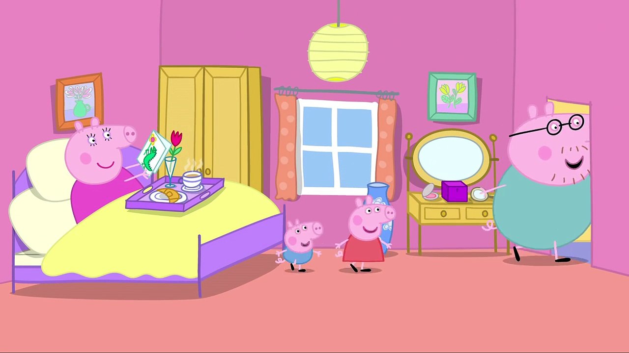 Peppa Pig Bakes A Cake