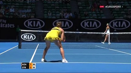 Victoria Azarenka vs Barbora Strycova ~ Highlights -- AO-2016