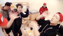 iKON's B.I hitting on Chanwoo (eng sub)