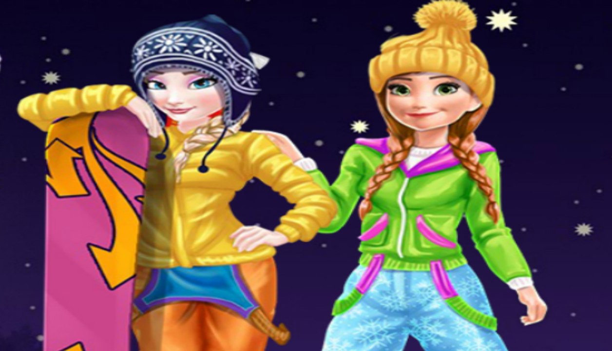 Elsa And Anna Winter Vacation