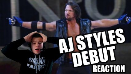 AJ STYLES WWE DEBUT REACTION