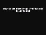 [PDF Download] Materials and Interior Design (Portfolio Skills: Interior Design) [Download]