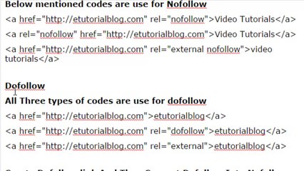 Dofollow And Nofollow Link Tutorial For Passionate Bloggers