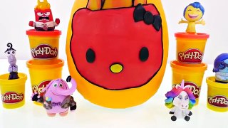 Play Doh Inside Out Jumbo Joy Surprise Egg Frozen Shopkins Soft Spots Disney Princess