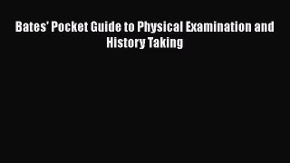 PDF Download Bates' Pocket Guide to Physical Examination and History Taking Download Online