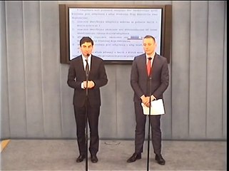 Poseł Krzysztof Brejza - konferencja z 29 grudnia 2015 r.