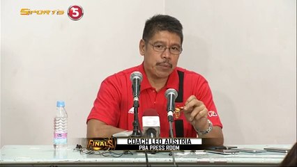 Presscon  Alaska vs San Miguel   Philippine Cup 2015-2016
