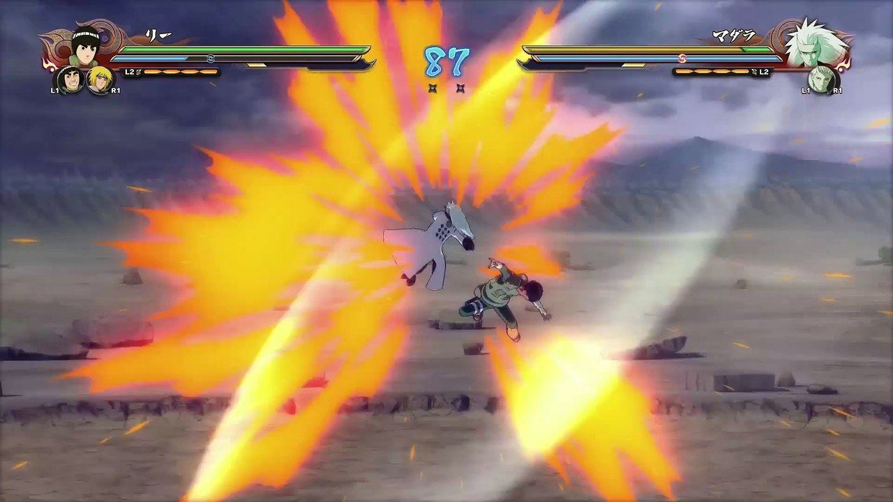 Naruto Shippuden Ultimate Ninja Storm 4 - Minato, Might Guy et Rock Lee vs. Madara Uchiha