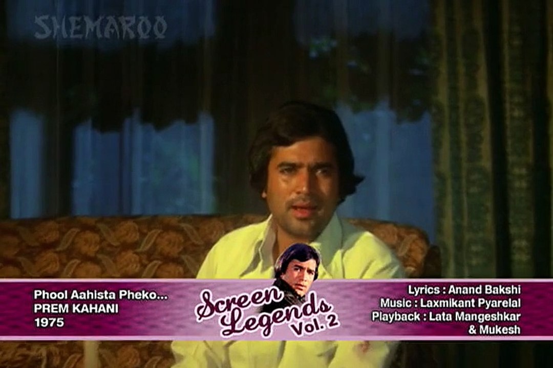 Phool Ahista Phenko (HD) - Prem Kahani Songs - Rajesh Khanna - Mumtaz - Lata Mangeshkar - Mukesh