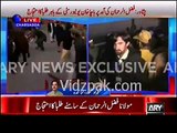 Bacha Khan University students protest before Molana Fazl ur Rehman s vehicle --npmake