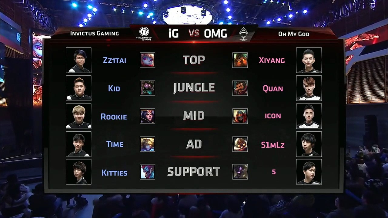 Invictus Gaming vs OMG | Game 1 Group B S6 LPL Spring 2016 W2D4 | IG vs OMG G1