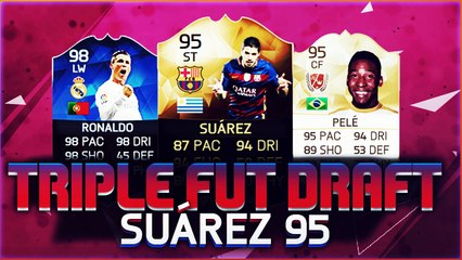 Triple FUT DRAFT | A Por Suárez 95 | FIFA 16 | UT | Pumuscor