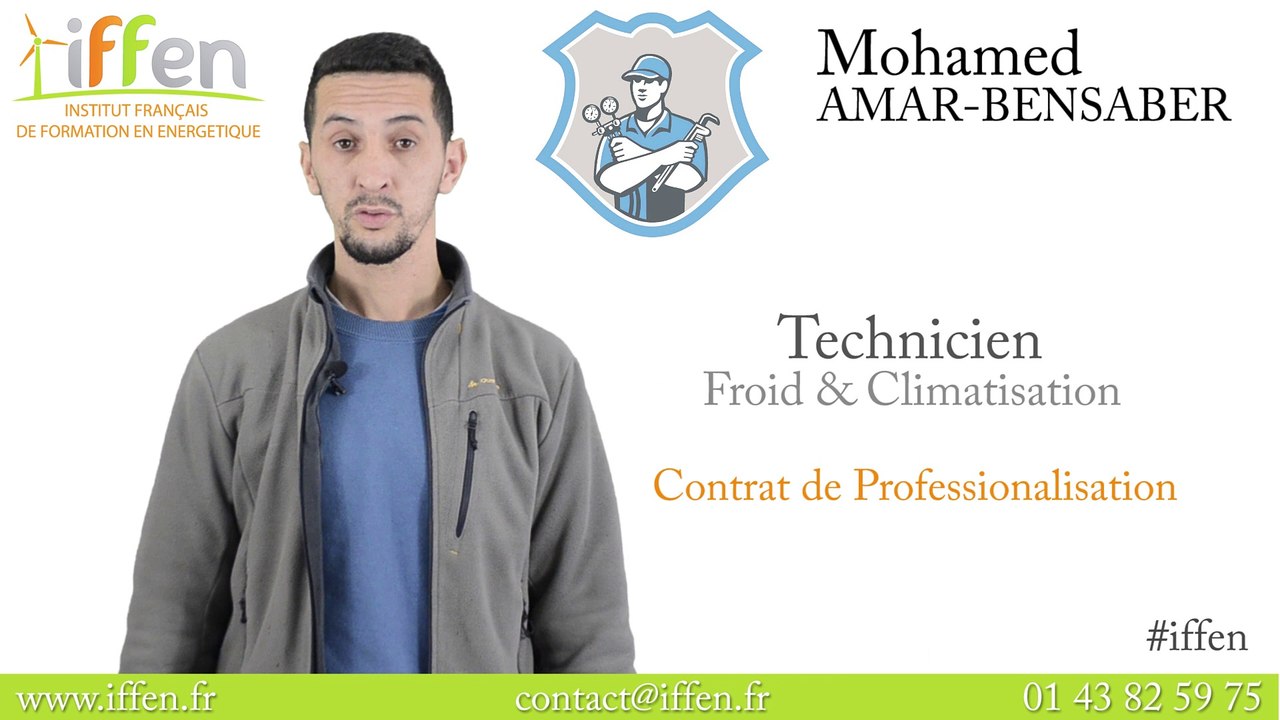 IFFEN - CV video technicien frigoriste & installateur thermique Mohamed AMAR - BENSABER